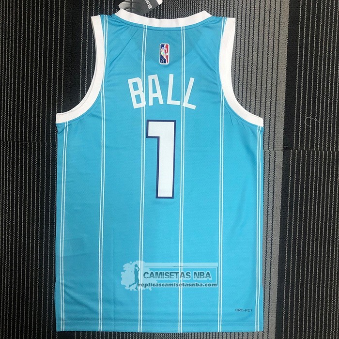 Camiseta Charlotte Hornets LaMelo Ball NO 1 Icon 2022-23 Verde
